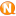 Speech balloon orange n icon