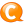 Speech balloon orange c icon