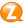 Speech balloon orange z icon