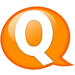 Speech Balloon Orange Q Icon Speech Balloon Orange Iconset Iconexpo