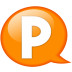 Speech-balloon-orange-p icon