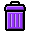 Purple-Empty icon
