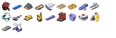 Mountaineering Gear Icons