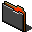 Blank orange icon
