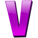 Letter-v icon