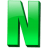 Letter n icon