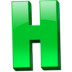 Letter-h icon