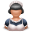 Maid girl icon