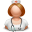 Nurse girl icon