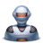 Robot male icon