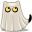 Cat ghost icon