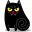 Cat-vampire icon
