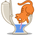 Cat-drink icon