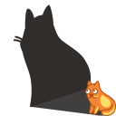 Cat shadow icon