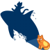 Cat-shadow-whale icon