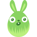 Green surprised icon
