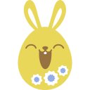 Yellow happy icon