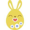 Yellow kiss icon