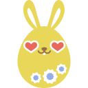 Yellow-love icon
