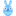 Blue surprised icon