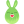 Green kiss icon