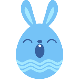 Blue sleepy icon