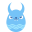 Blue demon icon