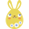Yellow blush icon