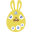 Yellow scared icon