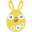 Yellow surprised icon
