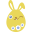 Yellow wink icon
