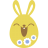 Yellow happy icon