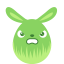 Green angry icon