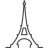 Paris-eiffel icon