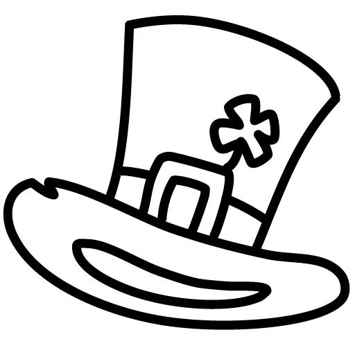 Tophat outline icon