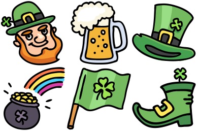 Lucky Leprechaun Icons Lucky Leprechaun Icons