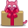 Cat gift icon