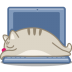 Cat-laptop icon