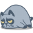 Cat grumpy icon