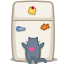 Cat fridge icon