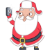 Santa-selfie icon