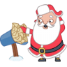 Santa-mail-mailbox icon