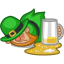Leprechaun drunk icon