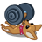 Dog barbell icon