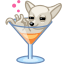 Dog cocktail alkohol icon