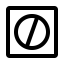 Mask square icon