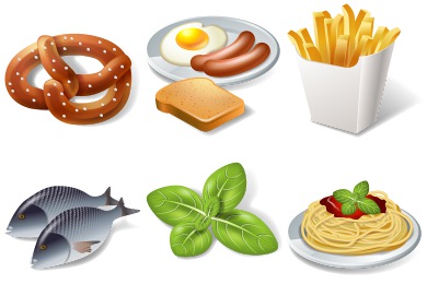 3D Food Icons