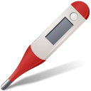 Equipment MedicalThermometer Red icon