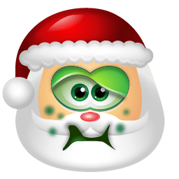 Santa Claus Sick icon
