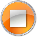 Stop-Normal-Orange icon